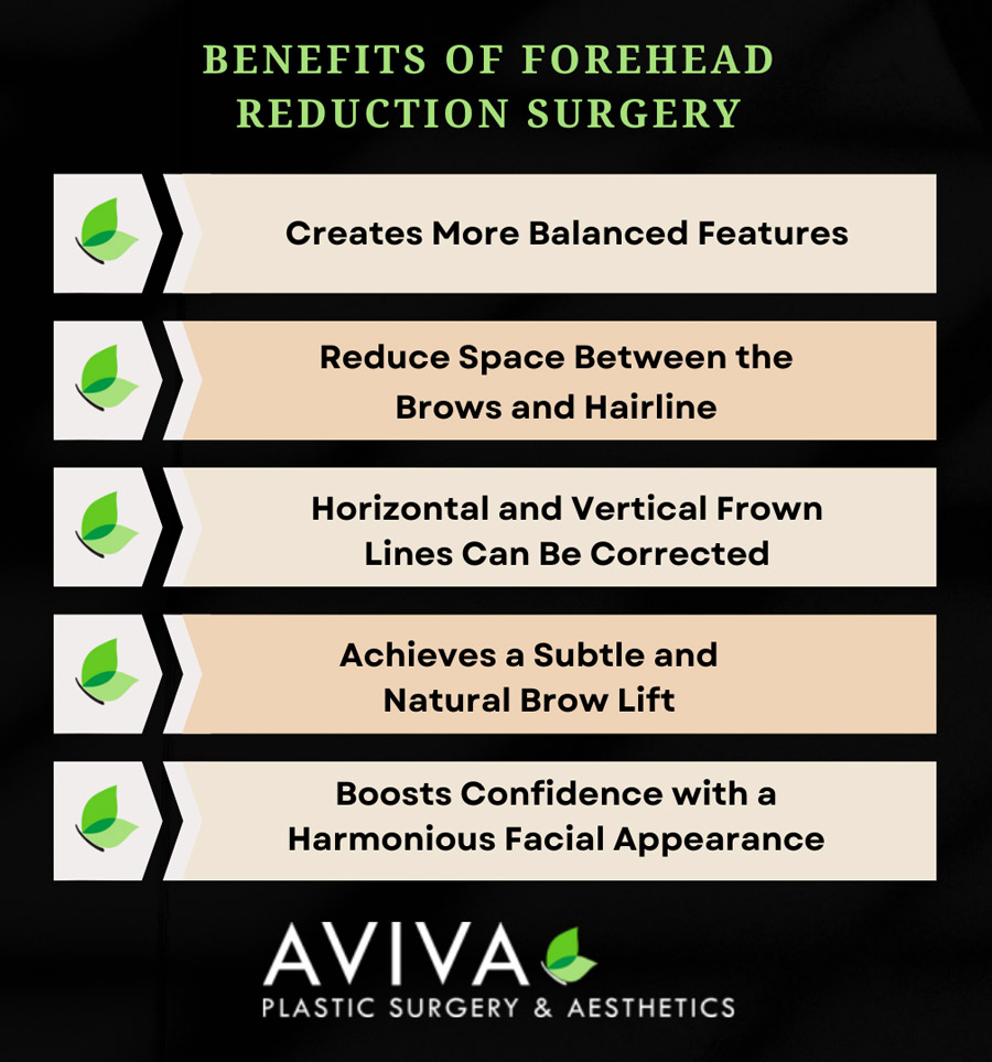 Benefits of Forehead Reduction Surgery