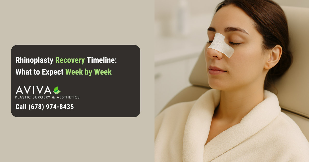 Rhinoplasty Recovery: What to Expect Week by Week