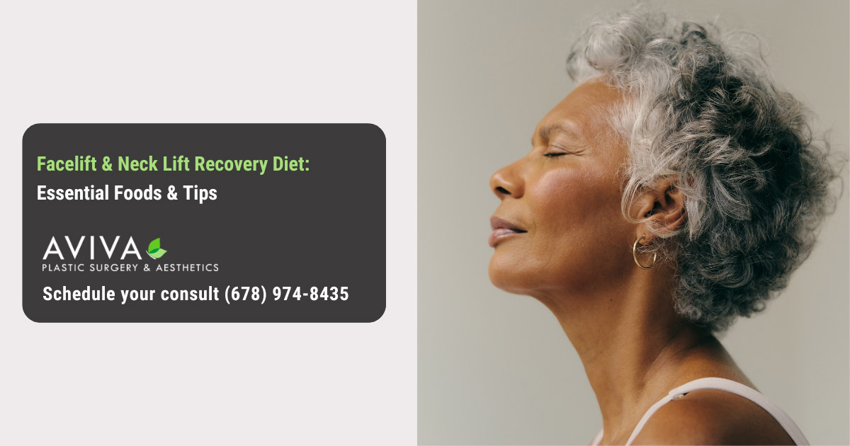 Facelift & Neck Lift Recovery Diet: Essential Foods & Tips